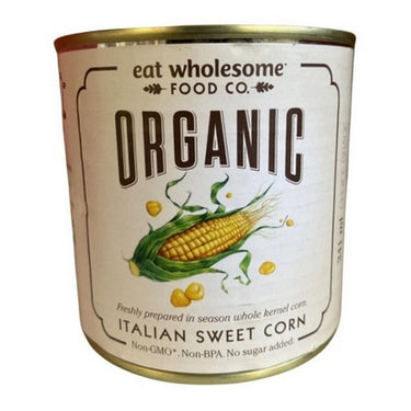 Organic Italian Sweet Corn 341 Ml (Case Of 12) by Eat Wholesome