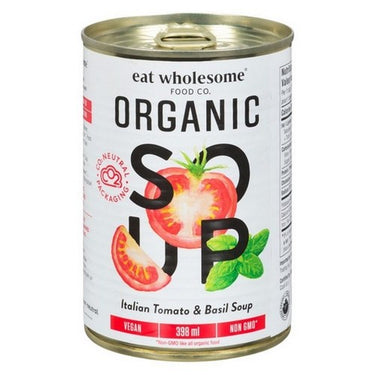 Organic Italian Tomato & Basil 398 Ml (Case Of 12) by Eat Wholesome