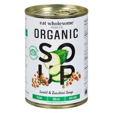 Organic Lentil & Zucchini 398 Ml (Case Of 12) by Eat Wholesome