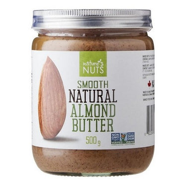 Almond Butter Smooth 500 Grams (Case Of 12) by Natures Nuts