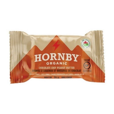 Organic Energy Bar Chocolate Chip Peanut Butter 80 Grams (Case Of 12) by Hornby Organic