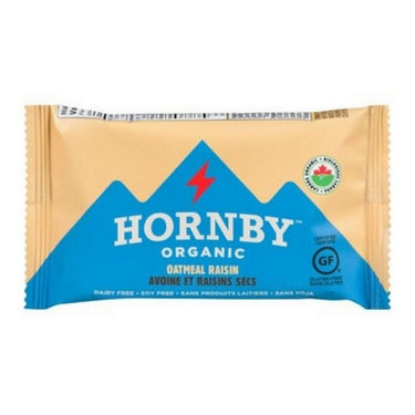 Organic Energy Bar Oatmeal Raisin 80 Grams (Case Of 12) by Hornby Organic