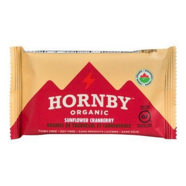 Organic Energy Bar Sunflower Cranberry 80 Grams (Case Of 12) by Hornby Organic