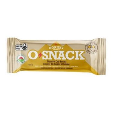 Organic OSnack Energy Bar Chocolate Chip Banana 45 Grams (Case Of 12) by Hornby Organic