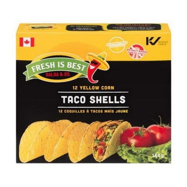 Taco Shells Yellow Corn 12 Count (Case Of 12) by Fresh Is Best