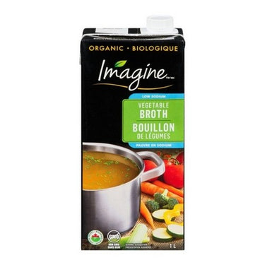 Organic Vegetable Broth Low Sodium 1 Litre (Case Of 12) by Imagine