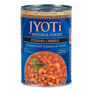 Punjabi Chhole Chickpeas With Potatoes & Onions 425 Grams (Case Of 12) by Jyoti Organics