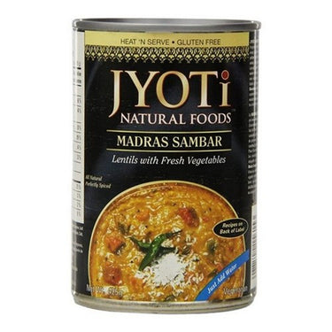 Madras Sambar Lentils With Vegetables 425 Grams (Case Of 12) by Jyoti Organics