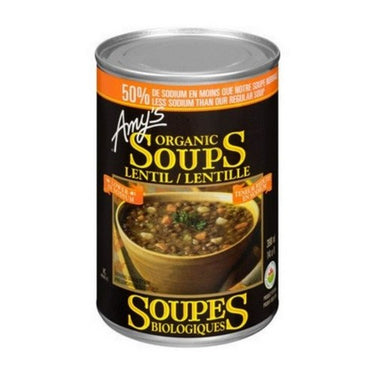 Organic Low Sodium Lentil 398 Ml (Case Of 12) by Amys
