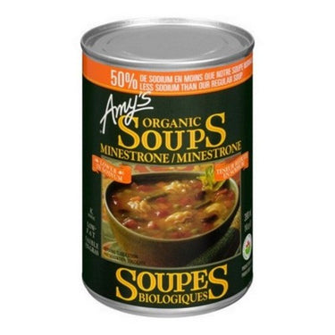 Organic Low Sodium Minestrone 398 Ml (Case Of 12) by Amys