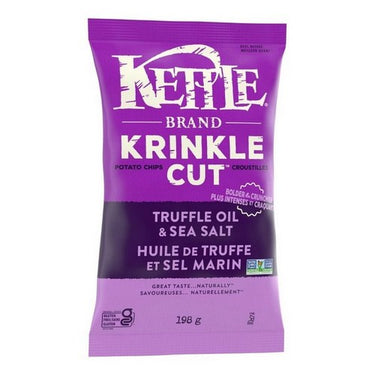 Krinkle Cut Truffle & Sea Salt 198 Grams (Case Of 12) by Kettle Brand