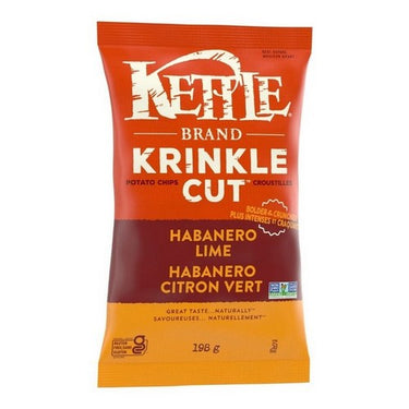Krinkle Cut Habanero Lime 198 Grams (Case Of 12) by Kettle Brand
