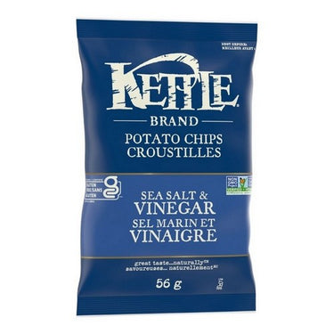 Snack Size Sea Salt & Vinegar 56 Grams (Case Of 24) by Kettle Brand