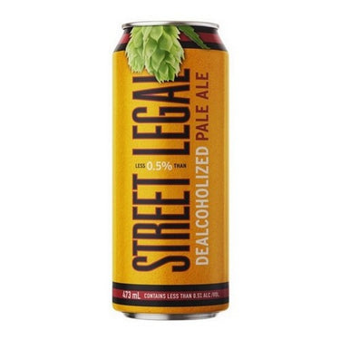 Dealcoholized Beer Pale Ale 4 X 473 Ml (Case Of 6) by Street Legal