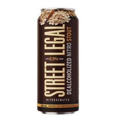 NEW Dealcoholized Beer Nitro Stout 4 X 440 Ml (Case Of 6) by Street Legal