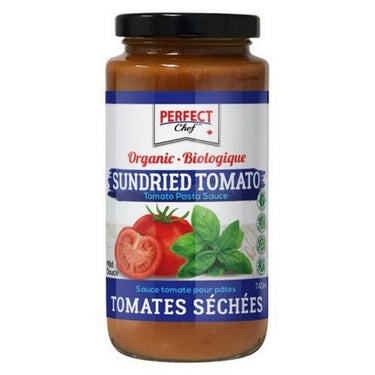 Organic Tomato Pasta Sauce Sundried Tomato Mild 740 Ml (Case Of 6) by Perfect Chef