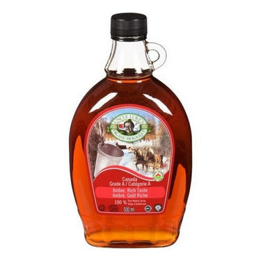 Organic Maple Syrup Canada Grade A Amber Rich Taste 500 Ml (Case Of 12) by Uncle Lukes