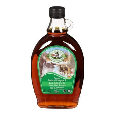 Organic Maple Syrup Canada Grade A Dark Robust Taste 500 Ml (Case Of 12) by Uncle Lukes