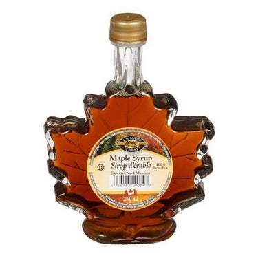Maple Syrup Maple Leaf Bottle Canada Grade A Dark Robust Taste 250 Ml (Case Of 12) by The Maple Treat