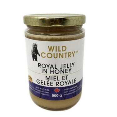 Honey w/Royal Jelly Unpasteurized 500 Grams (Case Of 12) by Wild Country