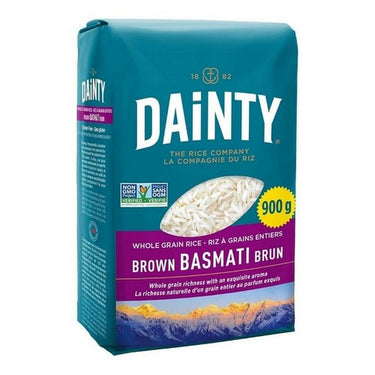 Basmati Rice Brown 900 Grams (Case Of 10) by Dainty