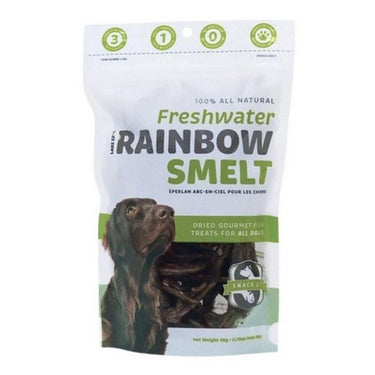 Dog Treats Freshwater Rainbow Smelt 50 Grams by Snack 21