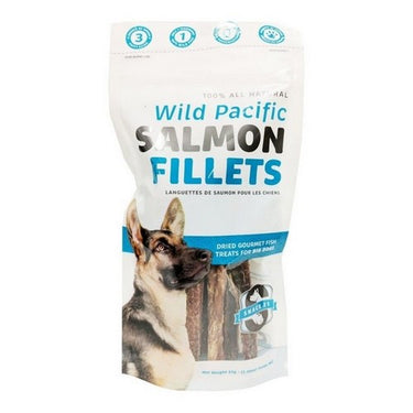 Dog Treats Wild Pacific Salmon Fillets 65 Grams (Case Of 8) by Snack 21