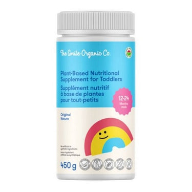 Organic Plant-Based Nutritional Supplement Toddlers 12 To24 Months 450 Grams (Case Of 6) by Smile Organic