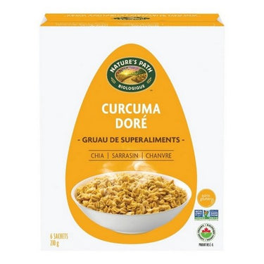 Organic Superfood Oatmeal Golden Turmeric 6 X 35 Grams (Case Of 6) by Natures Path