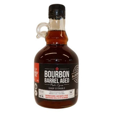 Organic Bourbon Barrel Aged Maple Syrup 100% Pure Algonquin 500 Ml (Case Of 12) by Carrick Bros
