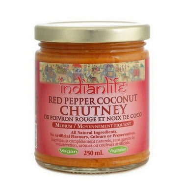 Chutney Red Pepper Coconut 250 Ml (Case Of 6) by Indianlife