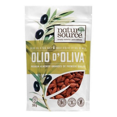 Almonds Olio d'Oliva Olive Oil And Sea Salt 550 Grams (Case Of 8) by NaturSource