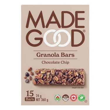 Organic Granola Bars 1Chocolate Chip 15 X 24 Grams (Case Of 4) by Madegood