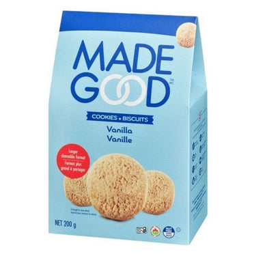 Crunchy Cookies Vanilla Flavour Organic (replaces Code 64073) 200 Grams (Case Of 6) by Madegood