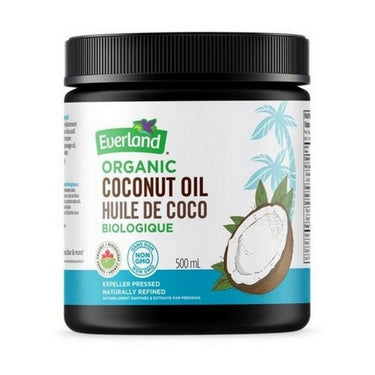 Organic Coconut Oil Refined 500 Ml (Case Of 6) by Everland