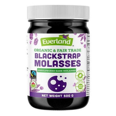 Organic Blackstrap Molasses 500 Grams (Case Of 12) by Everland