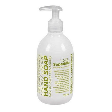 Liquid Hand Soap Pure Essential Oil Blends Rosemary & Peppermint 354 Ml (Case Of 6) by Sapadilla