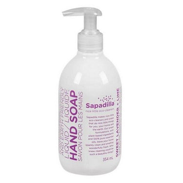 Liquid Hand Soap Pure Essential Oil Blends Sweet Lavender & Lime 354 Ml (Case Of 6) by Sapadilla