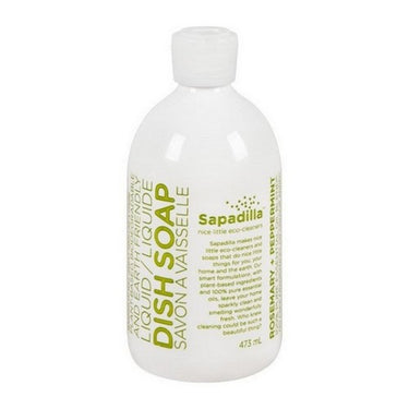 Liquid Dish Soap Rosemary & Peppermint 473 Ml (Case Of 6) by Sapadilla