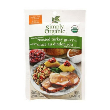 Organic Gravy Mix Roasted Turkey 24 Grams (Case Of 12) by Simply Organic