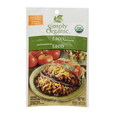 Organic Seasoning Mix Taco 32 Grams (Case Of 12) by Simply Organic