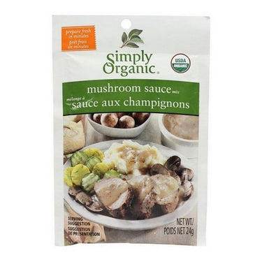 Organic Gravy Mix Wild Mushroom Sauce 24 Grams (Case Of 12) by Simply Organic