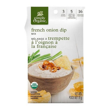 Organic Dip Mix French Onion 31 Grams (Case Of 12) by Simply Organic