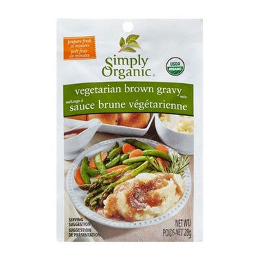 Organic Gravy Mix Vegetarian Brown 28 Grams (Case Of 12) by Simply Organic