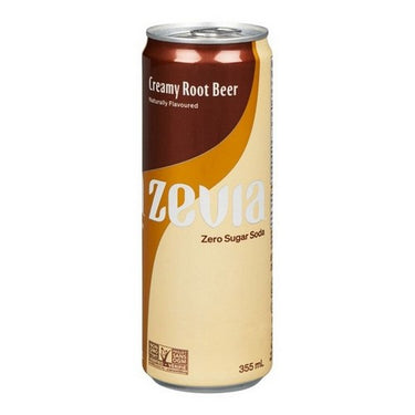 Creamy Root Beer Zero Sugar Stevia Sweetened 355 Ml (Case Of 12) by Zevia