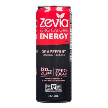 Energy Grapefruit Zero Sugar Stevia Sweetened 355 Ml (Case Of 12) by Zevia