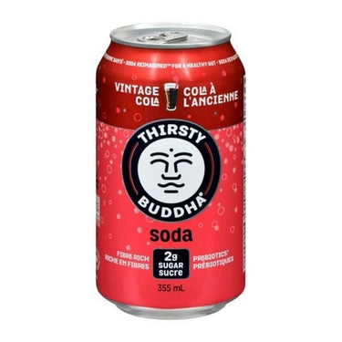 Soda With Prebiotics & Fibre Vintage Cola 355 Ml (Case Of 12) by Thirsty Buddha
