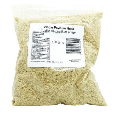 Psyllium Husk Whole 400 Grams by New Path