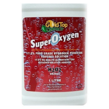 Hydrogen Peroxide Food Grade 6 X 1 Litre by Gold Top Organics