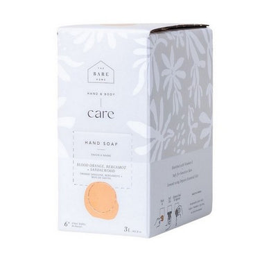 At-Home Refill Box Hand Soap Blood Orange Bergamot & Sandalwood 3 Litres by The Bare Home